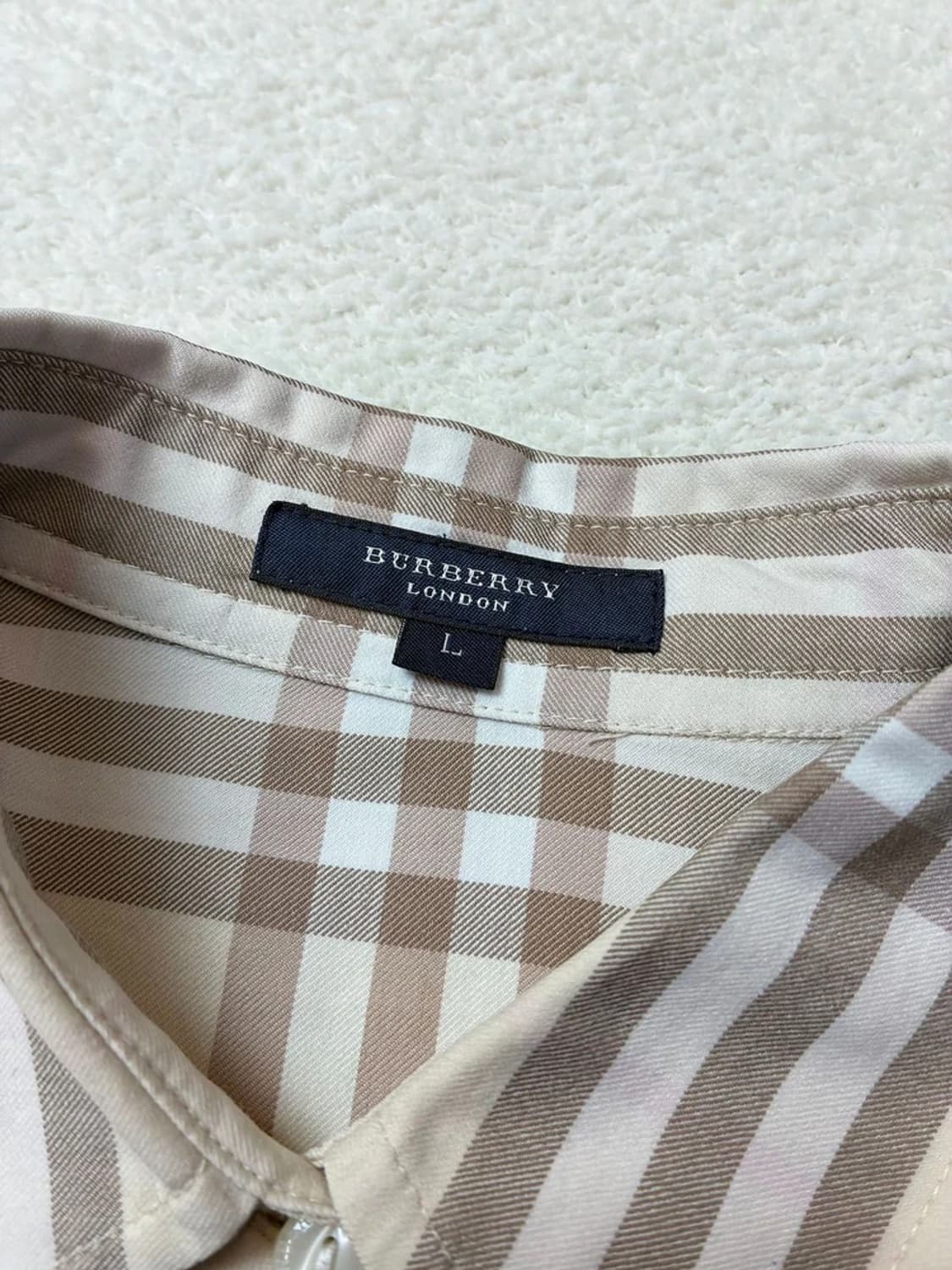 버버리 00's 숏 노바체크 시그니처 셔츠 PN5820 상품이미지6