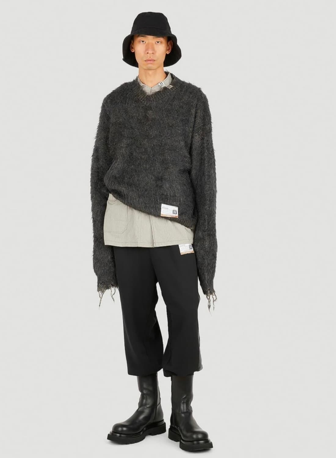 Maison MIHARA YASUHIRO 데미지 니트 46사이즈 상품이미지5