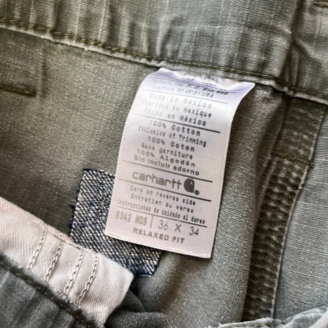 칼하트 B342 카고 워크 팬츠 (35“) 상품이미지5