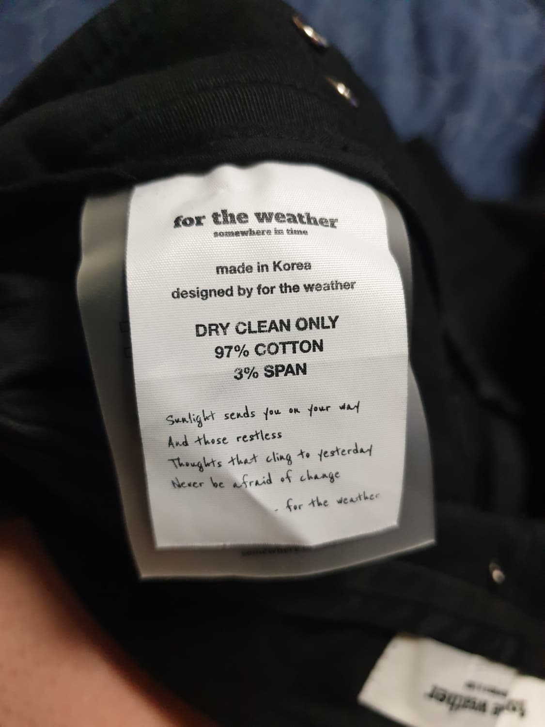 포더웨더 셔링 부츠컷 팬츠 블랙 (M) 상품이미지5