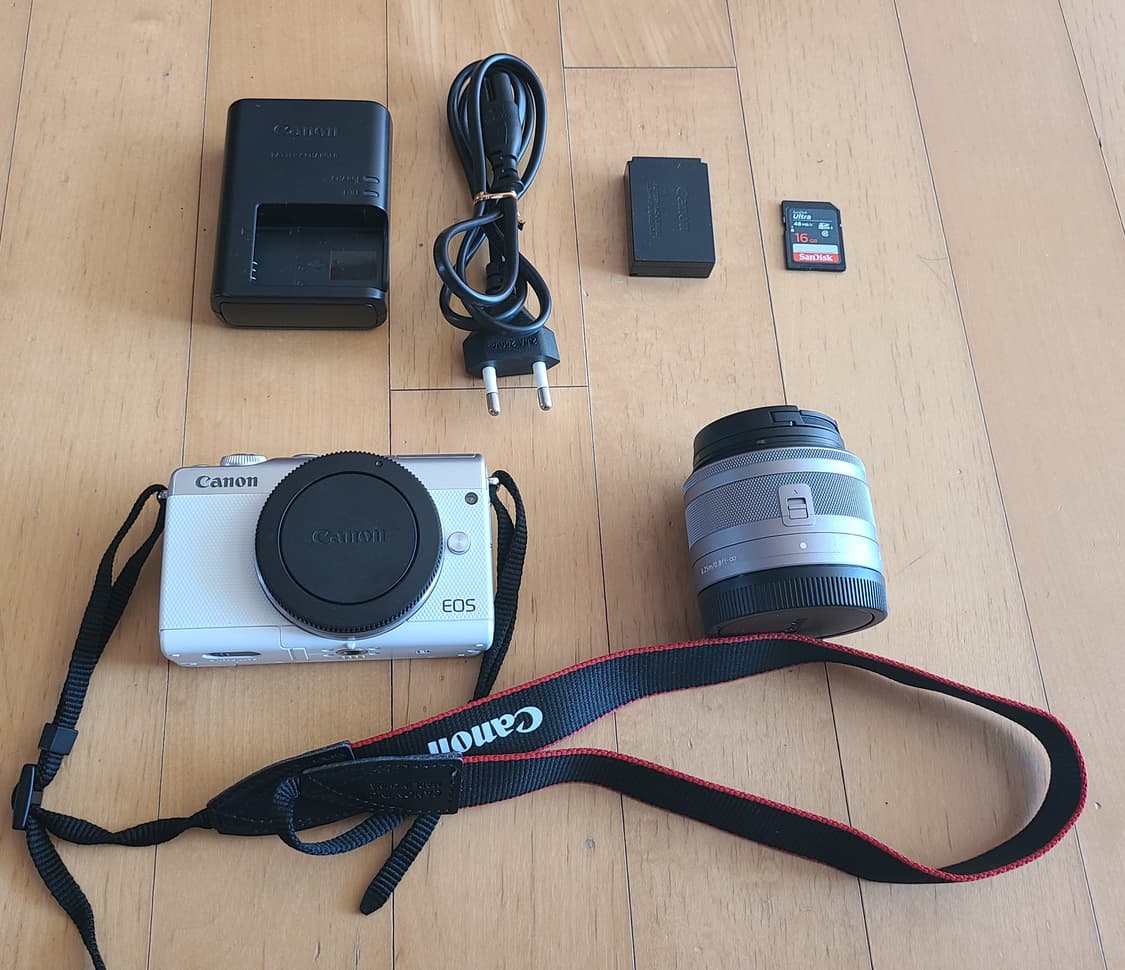 캐논 EOS M100 미러리스 카메라 바로 사용 가능 상품이미지1