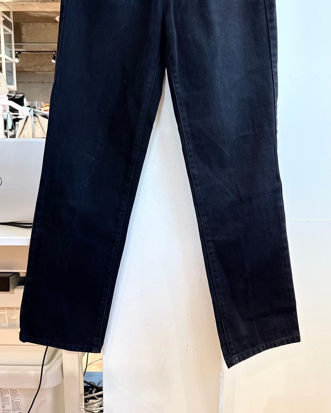 베르사체 진스 쿠틔르 블랙 데님 팬츠  상품이미지4