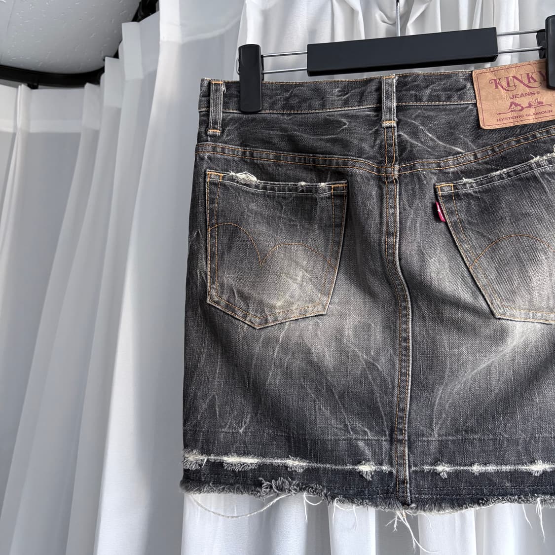 히스테릭 글래머 러브 버즈 미니스커트 상품이미지7