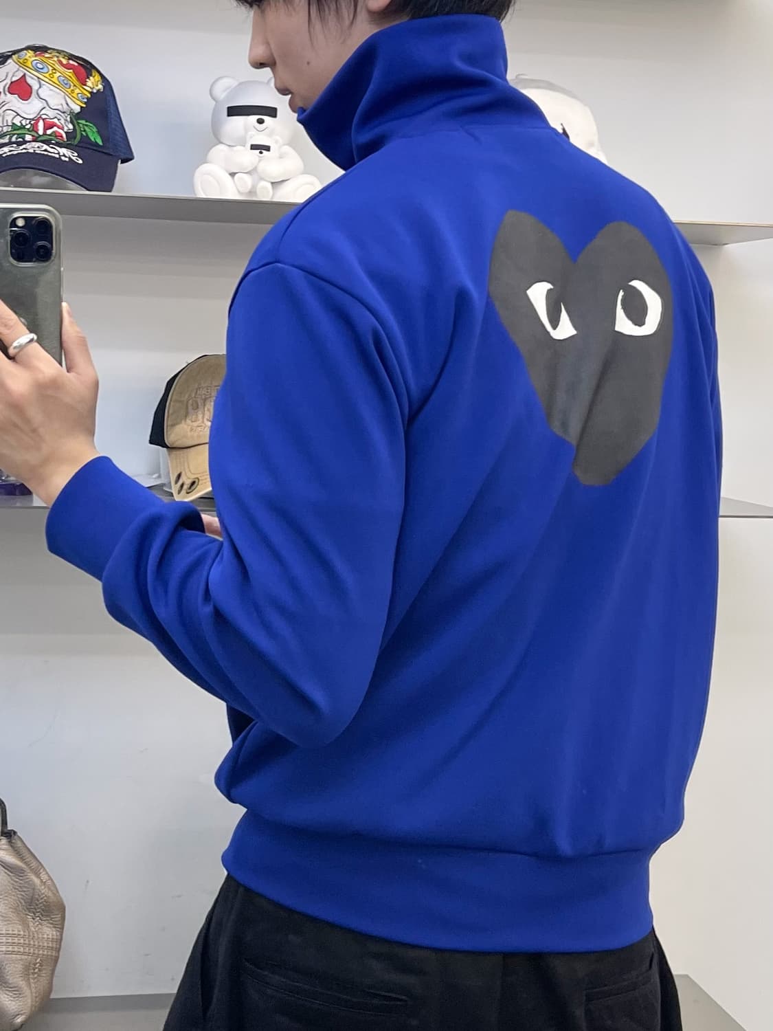 꼼데가르송 빅 하트 로고 트랙탑 상품이미지4