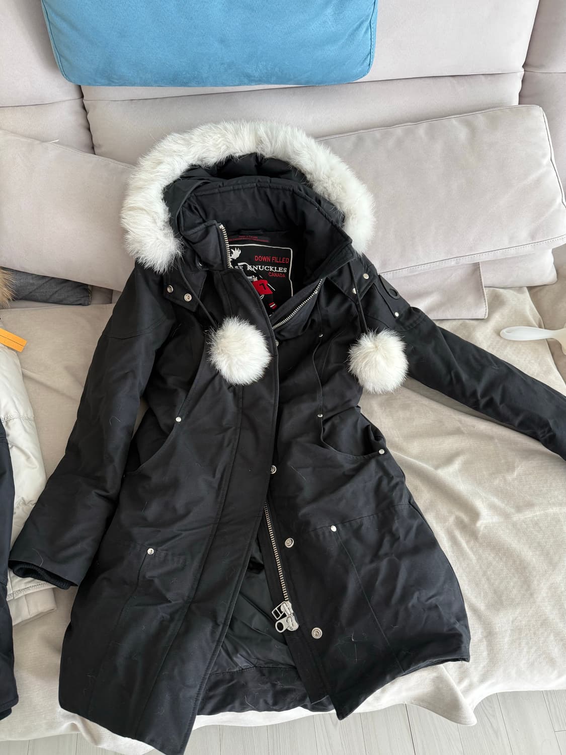 무스너클 여성 롱 패딩 s 상품이미지5