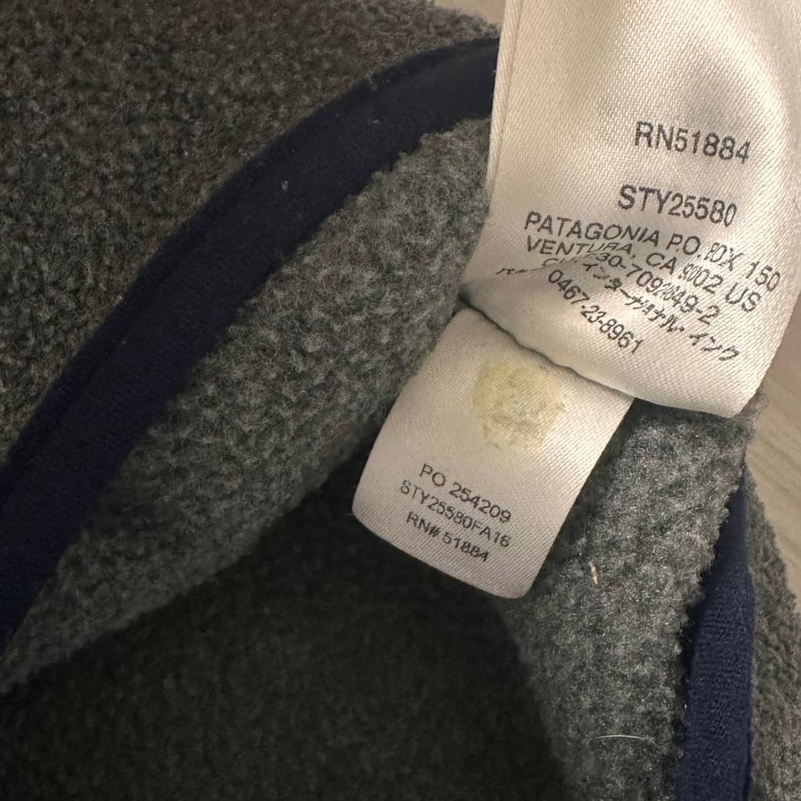 patagonia 파타고니아 라이트웨이트 신칠라 니켈 그레이 네이비 L 상품이미지4
