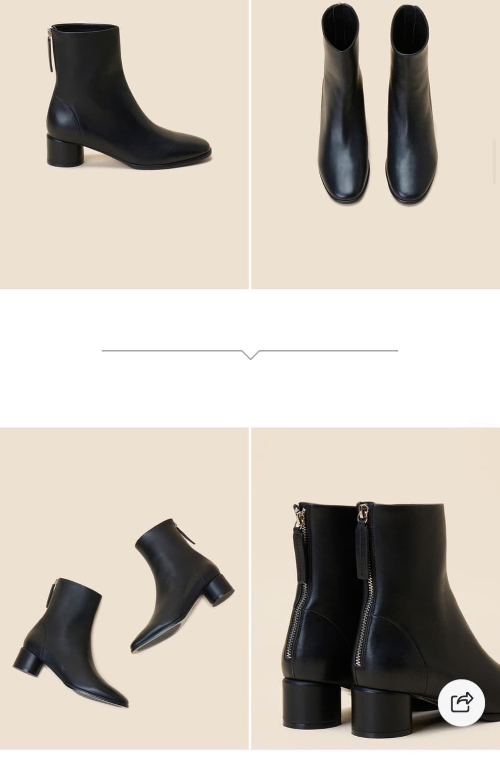 슈콤마보니 슬림라인 앵글 부츠 240 상품이미지1