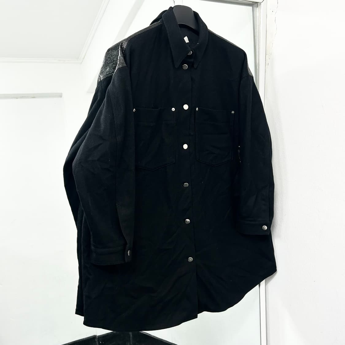 MM6 메종 마르지엘라 울 오버 코트 상품이미지1