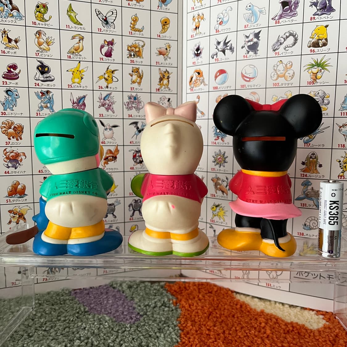 빈티지 디즈니 저금통 도날드덕 데이지덕 미니마우스 3종 상품이미지2