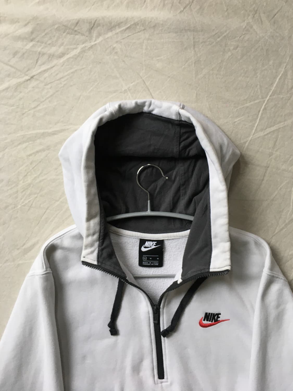 나이키 배색 후드 반집업 상품이미지4