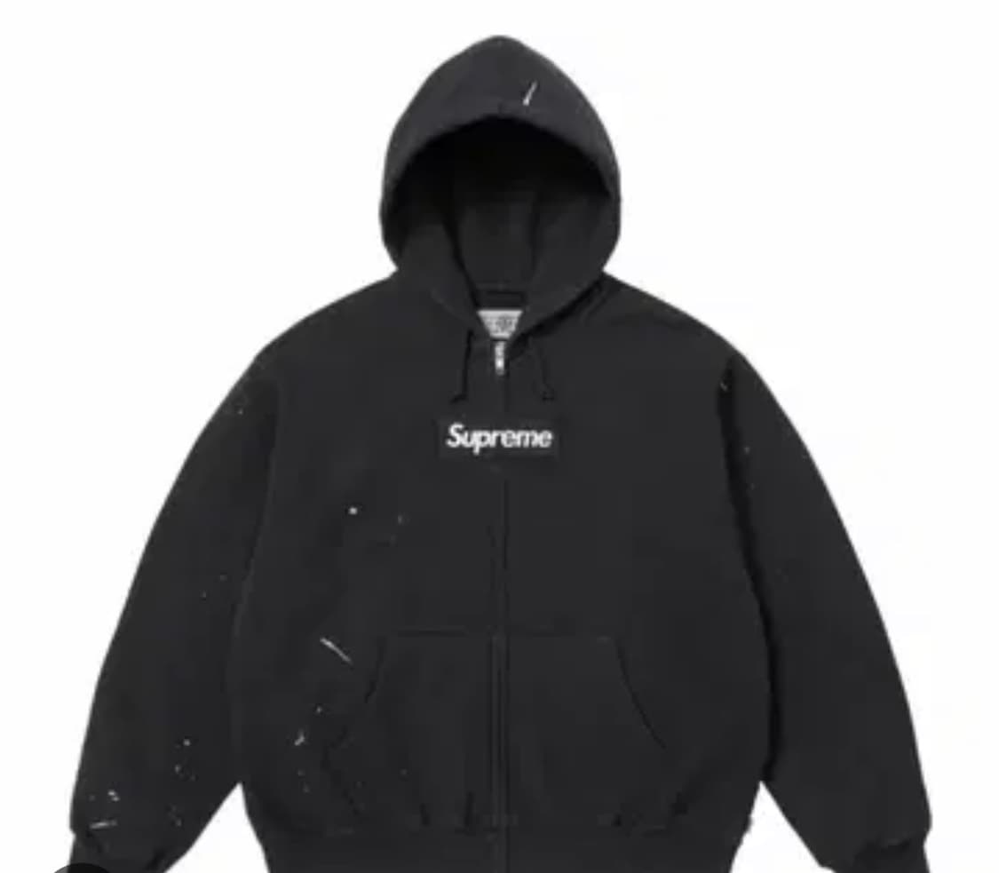 슈프림 마르지엘라 후드집업 블랙 XL 상품이미지1