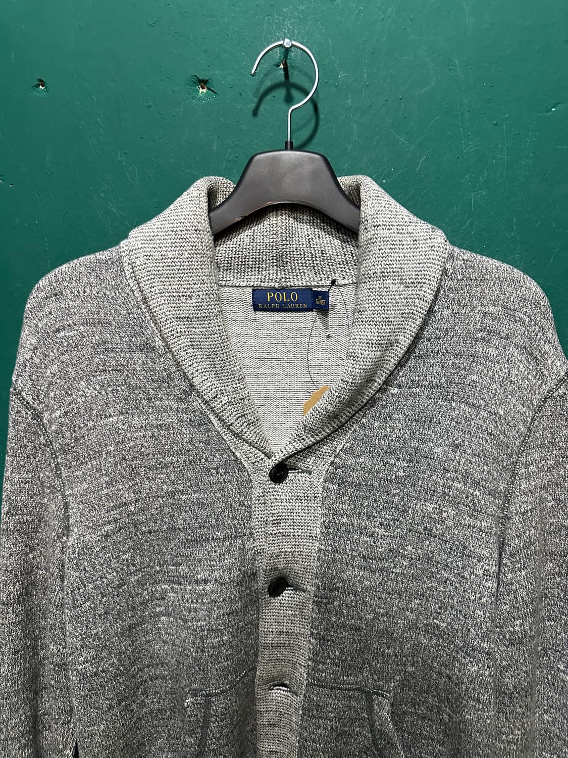 폴로 숄카라 가디건 xs 상품이미지5