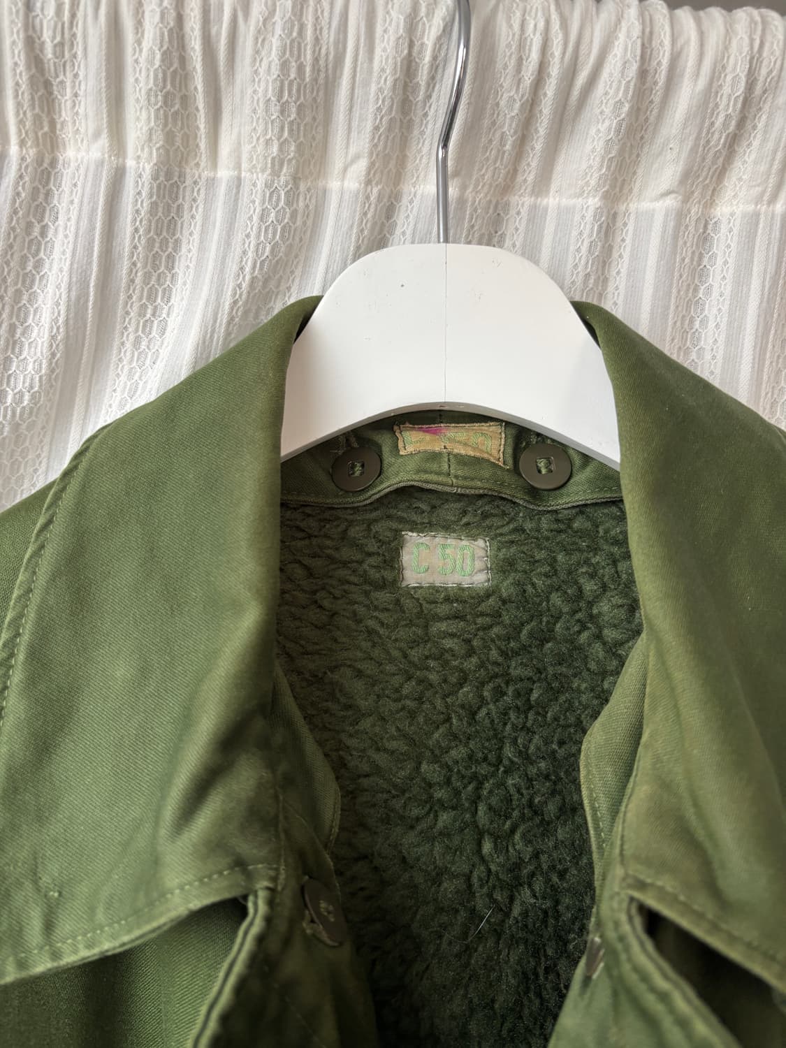 70s 스웨덴군 m-59 파카 (스웨덴피쉬테일)내피포함 상세 필독 상품이미지4