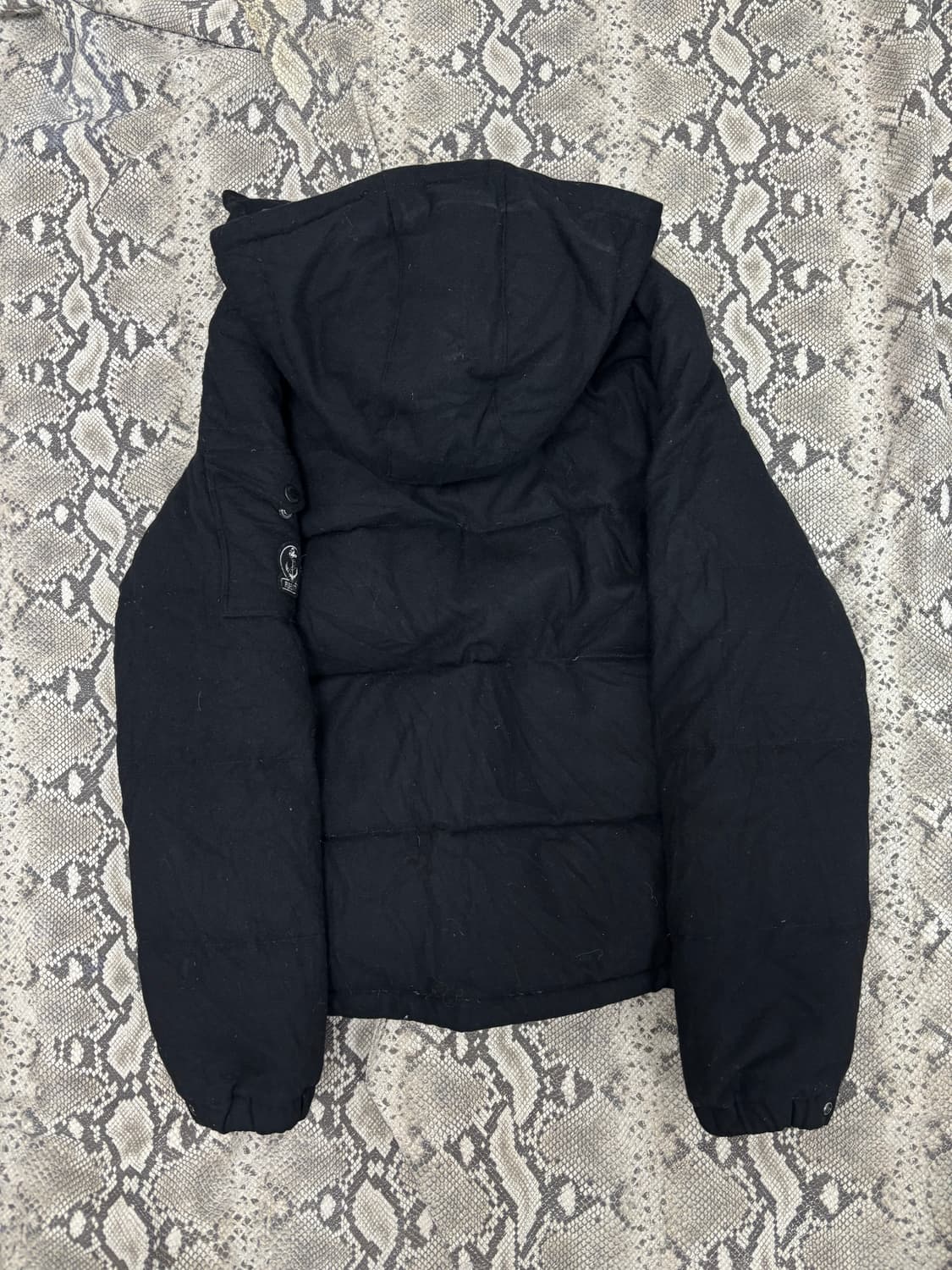 Y2K Mood Patch Detail Black Padding 상품이미지5