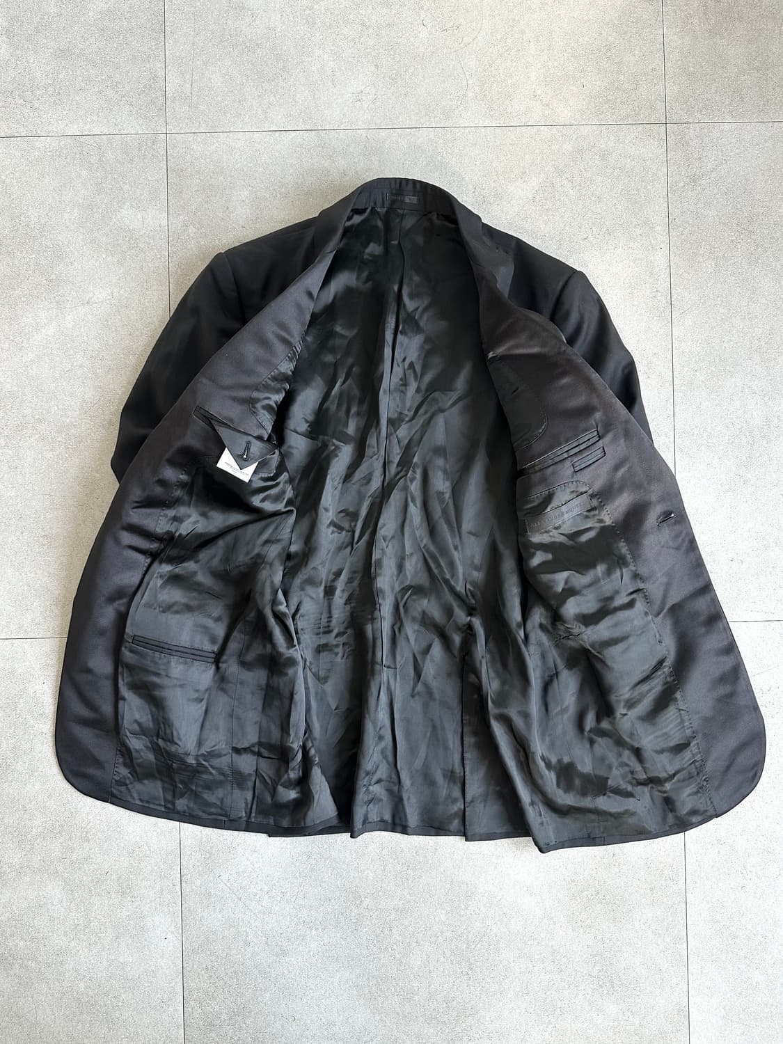 알렉산더 맥퀸 아카이브 블랙 세틴 라펠 블레이저 상품이미지7