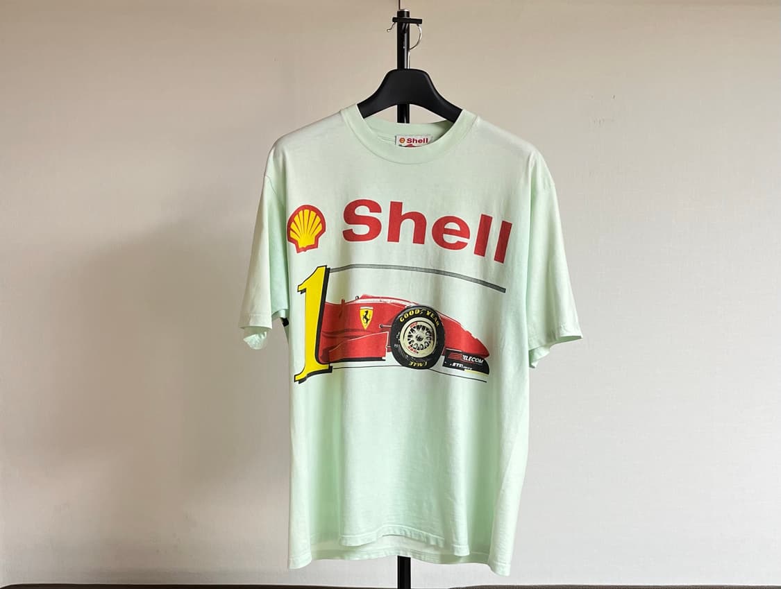 빈티지 f1 shell 프로모 반팔 티셔츠 상품이미지1