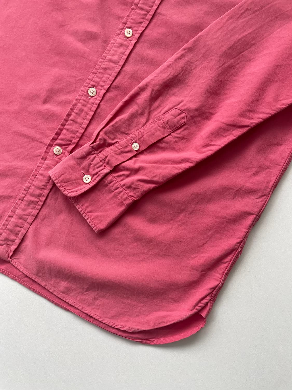 [M] 폴로 랄프로렌 여성 코튼 가먼트다잉 솔리드 셔츠 릴렉스 핏 상품이미지6