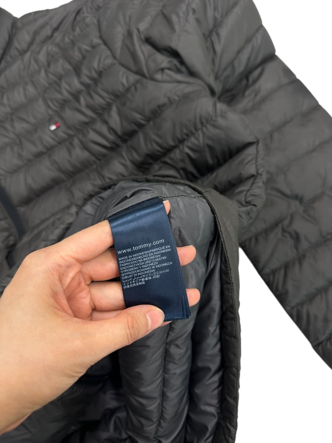 타미힐피거 경량 구스다운 웜 차콜 (M)  상품이미지8