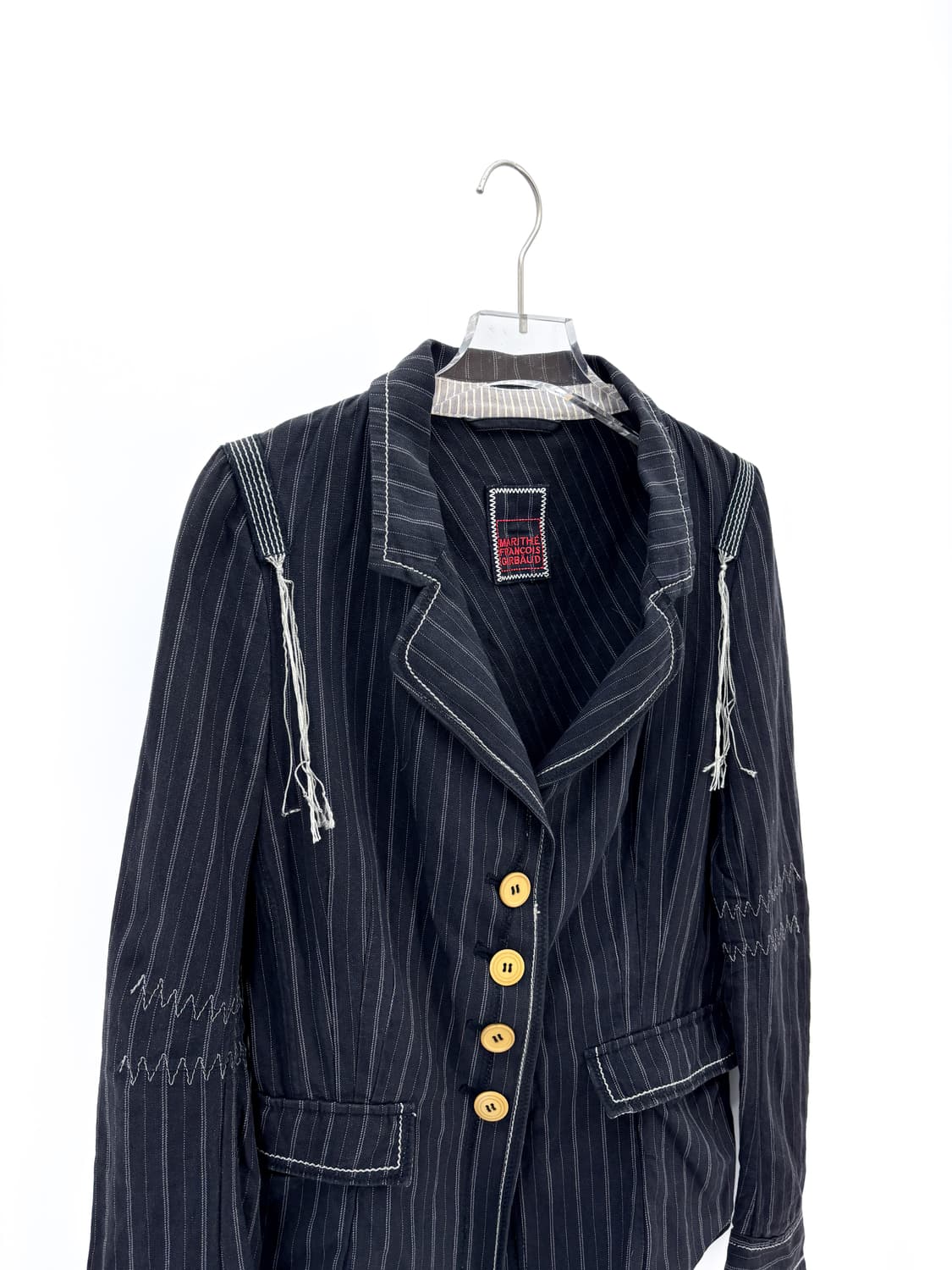  마리떼프랑소와저버 그런지 스트라이프 자켓 상품이미지2