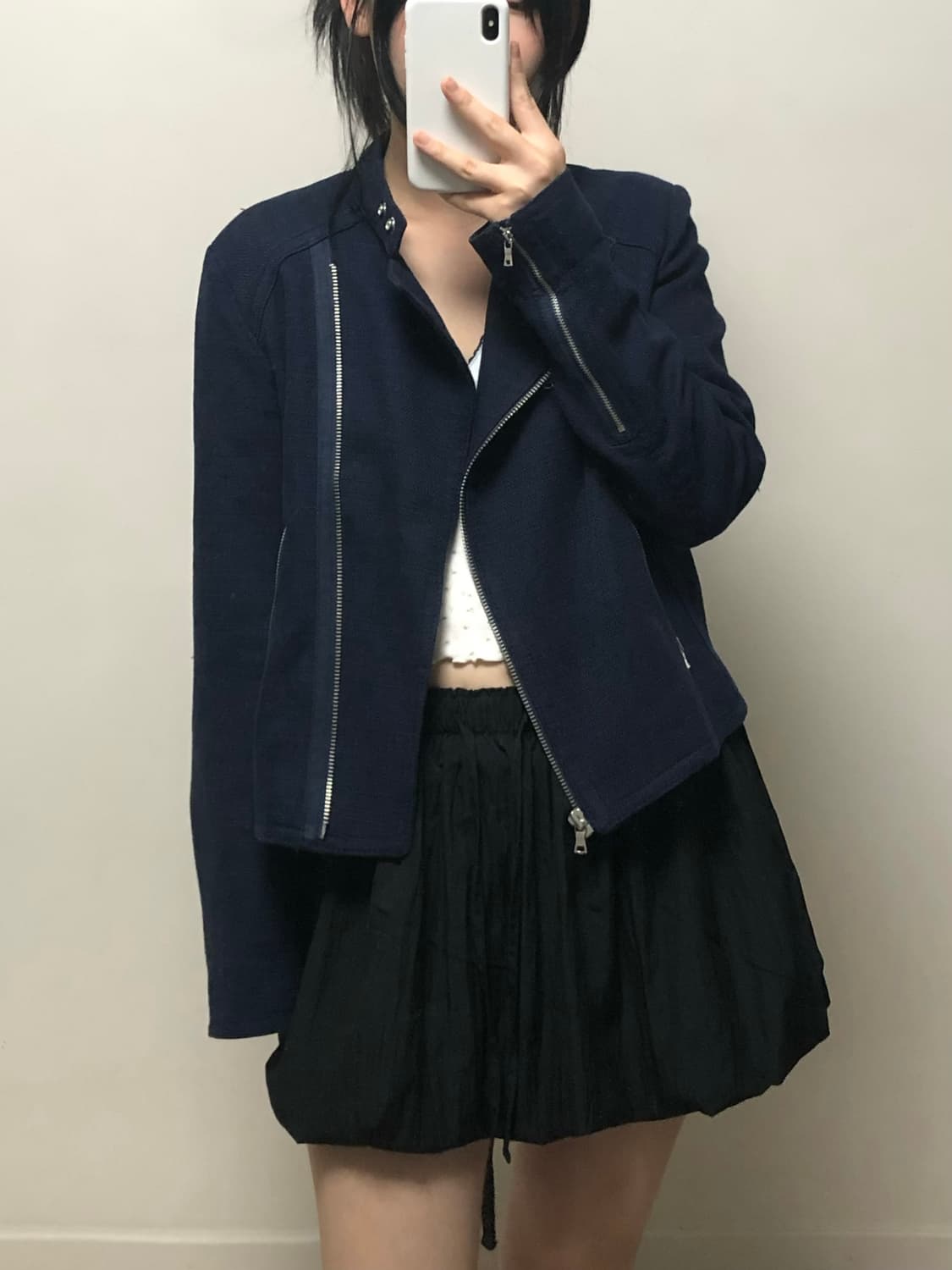 GAP 갭 네이비 코튼 라이더 자켓 상품이미지1