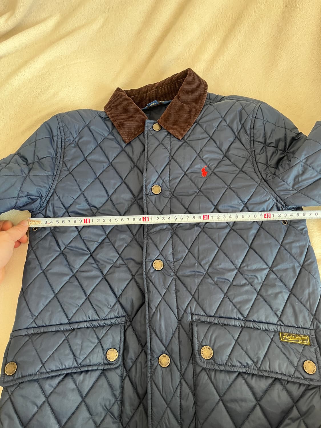 폴로 빅키즈(164cm 50kg 여성 착용) 네이비 상품이미지5