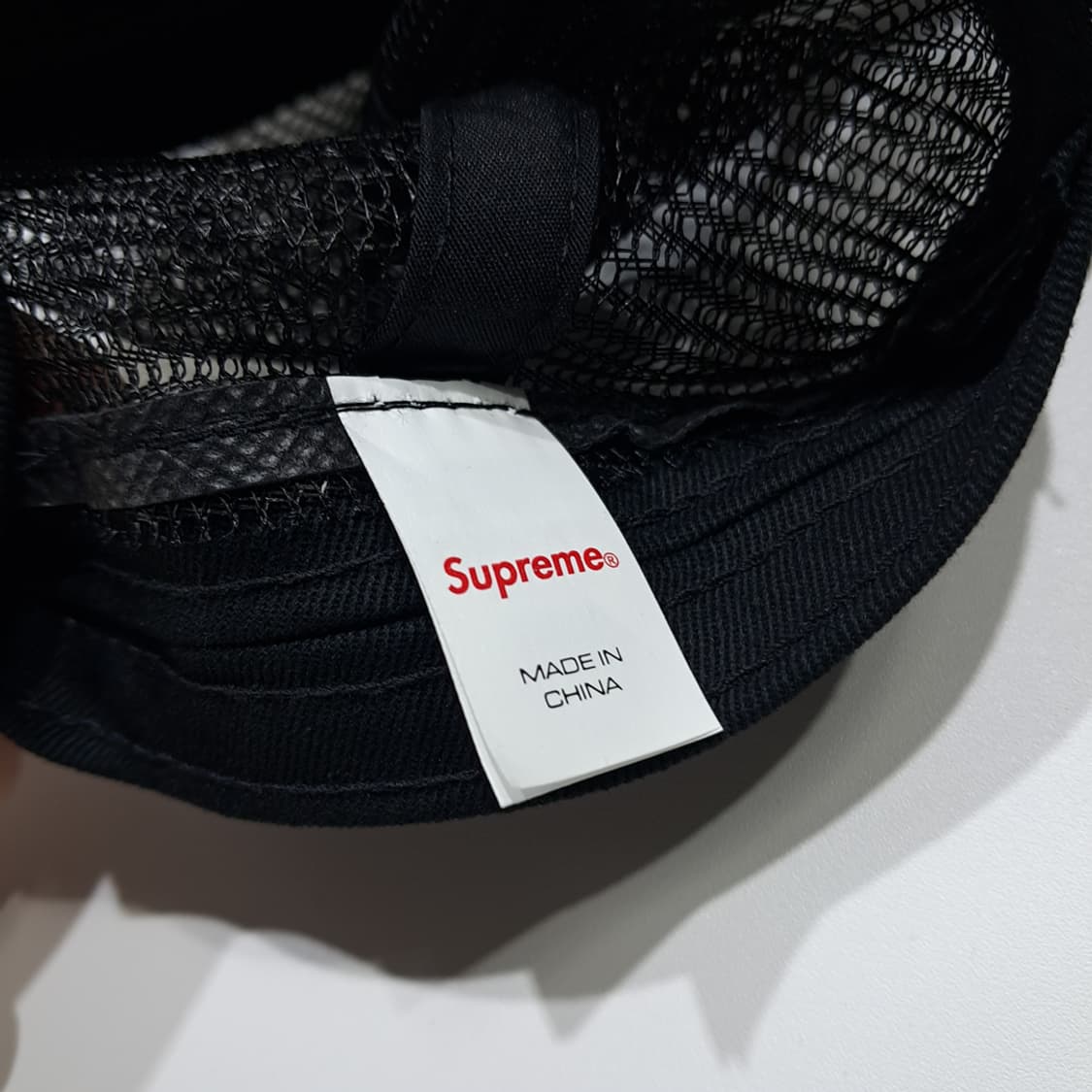 CL960 슈프림 22FW 트랜스포트 블랙 메쉬 5패널캡 모자 상품이미지8