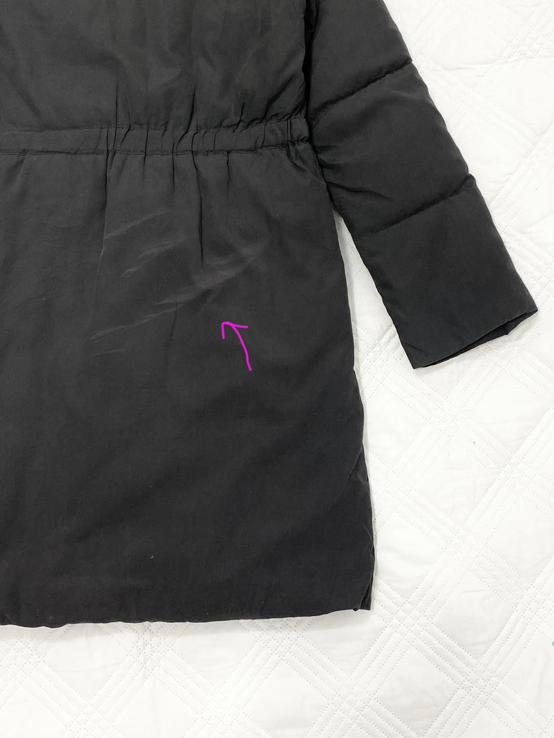 ꒰ঌ 엑시즈팜 차콜 패딩 자켓 ໒꒱ 상품이미지7