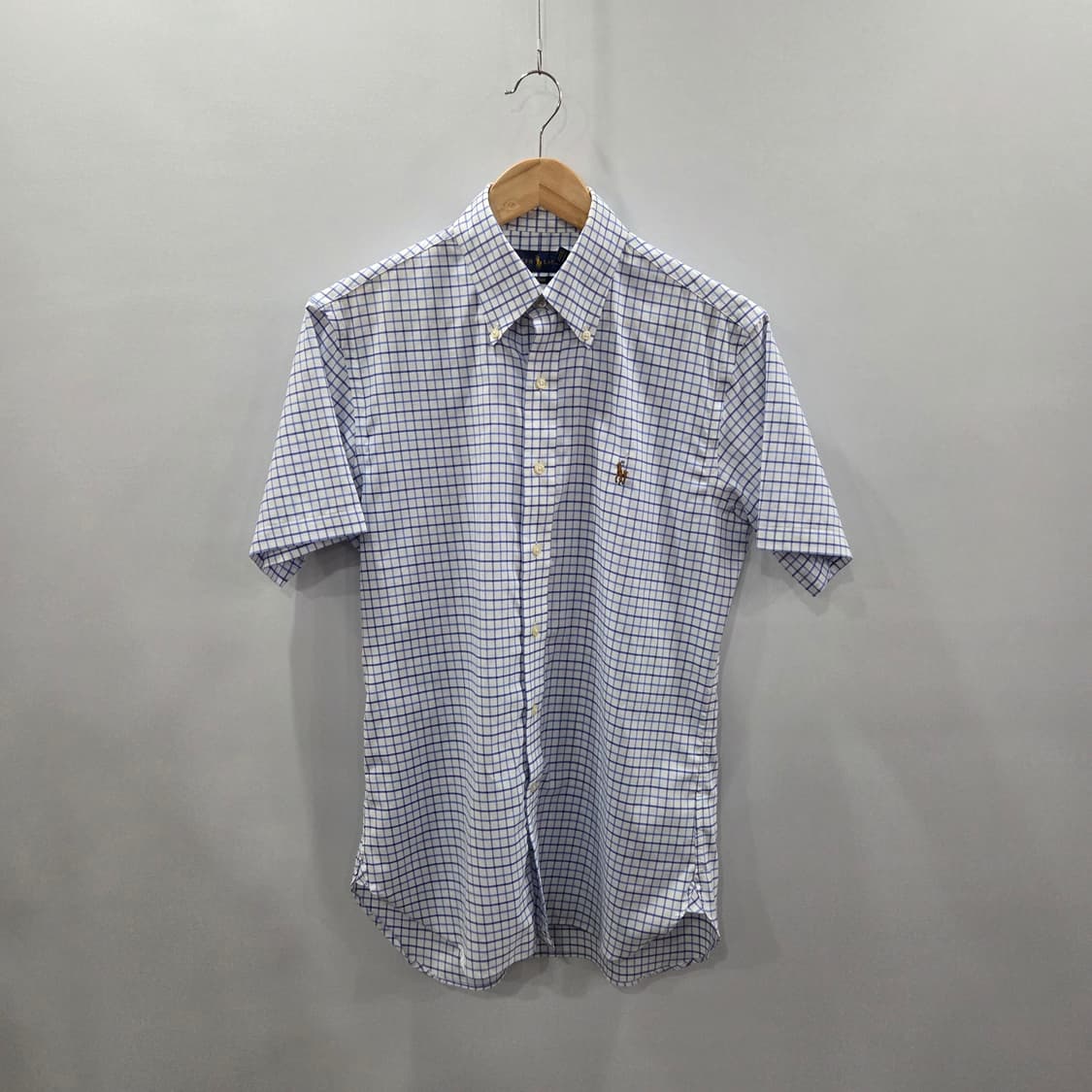 폴로랄프로렌 버튼다운 체크 반팔셔츠 15 상품이미지1