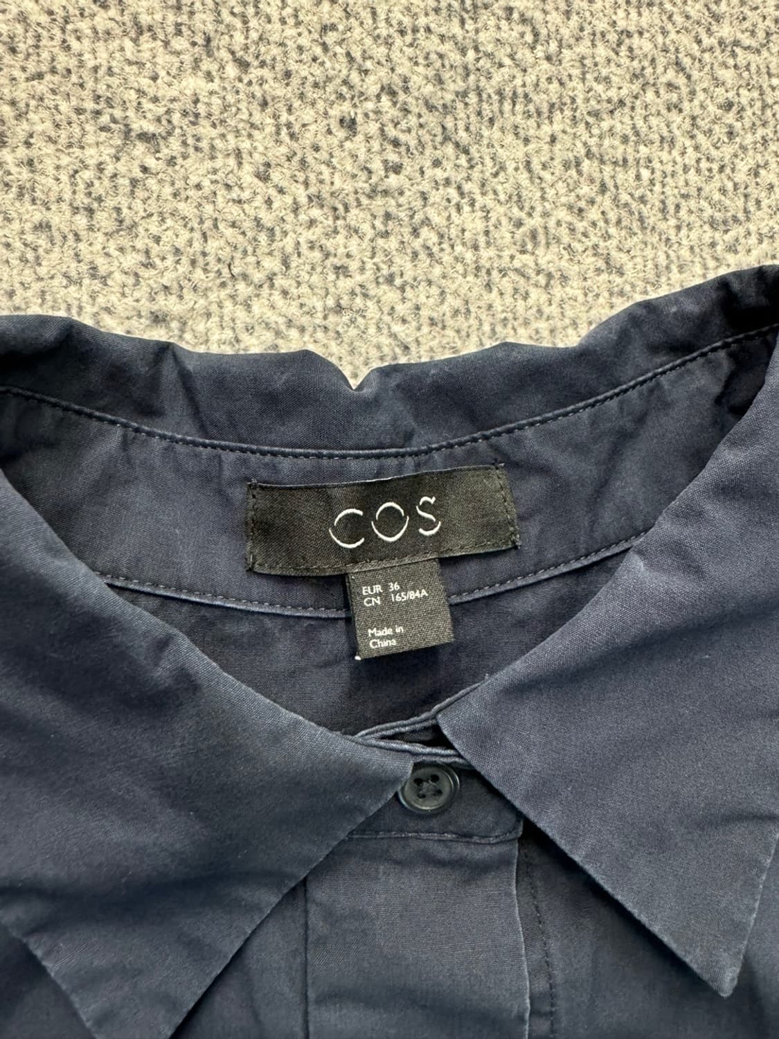 코스 네이비 셔츠 드레스 36사이즈 55 상품이미지3