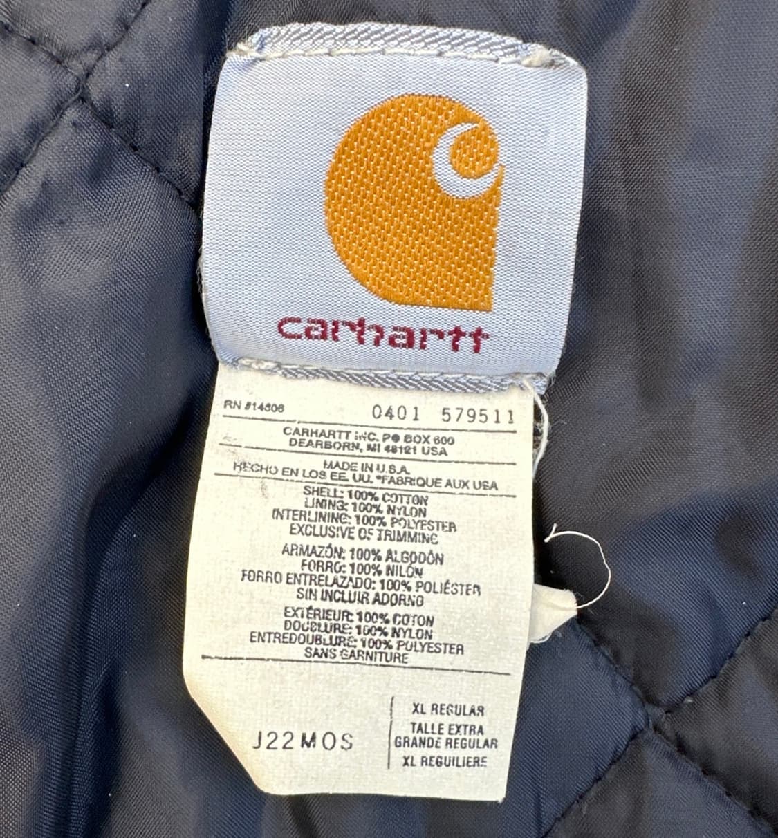 XL 칼하트 J22 MOS 모스그린   상품이미지5