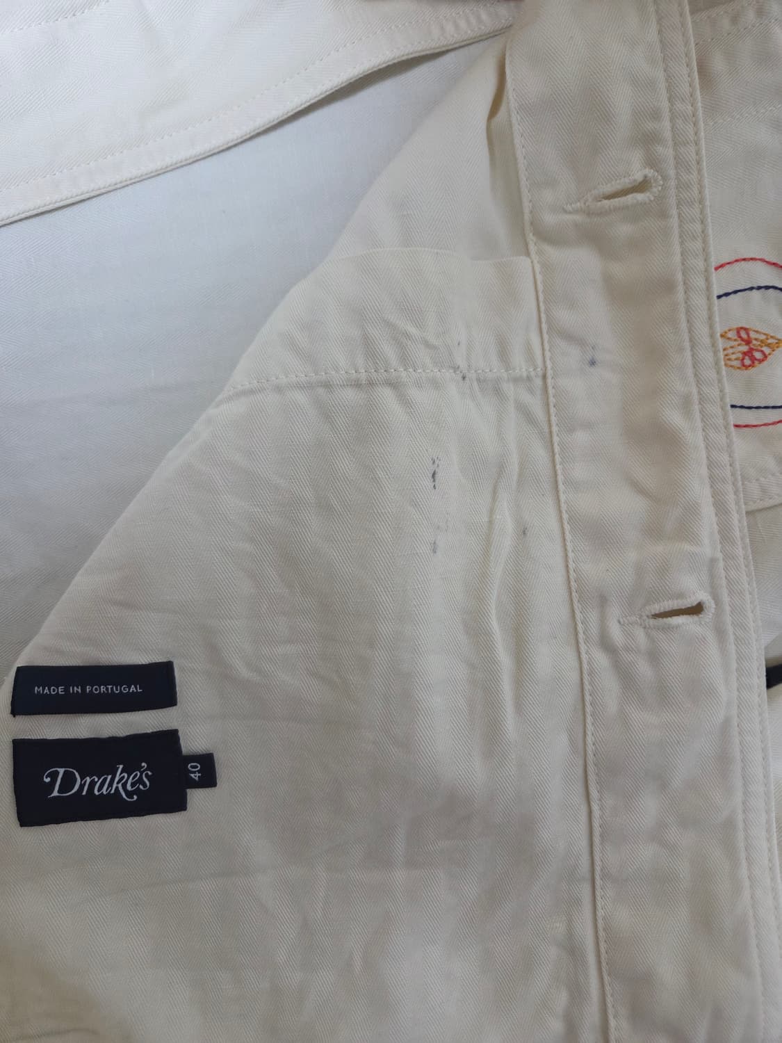 드레익스 퍼티그 자켓 에크루 L사이즈 상품이미지5