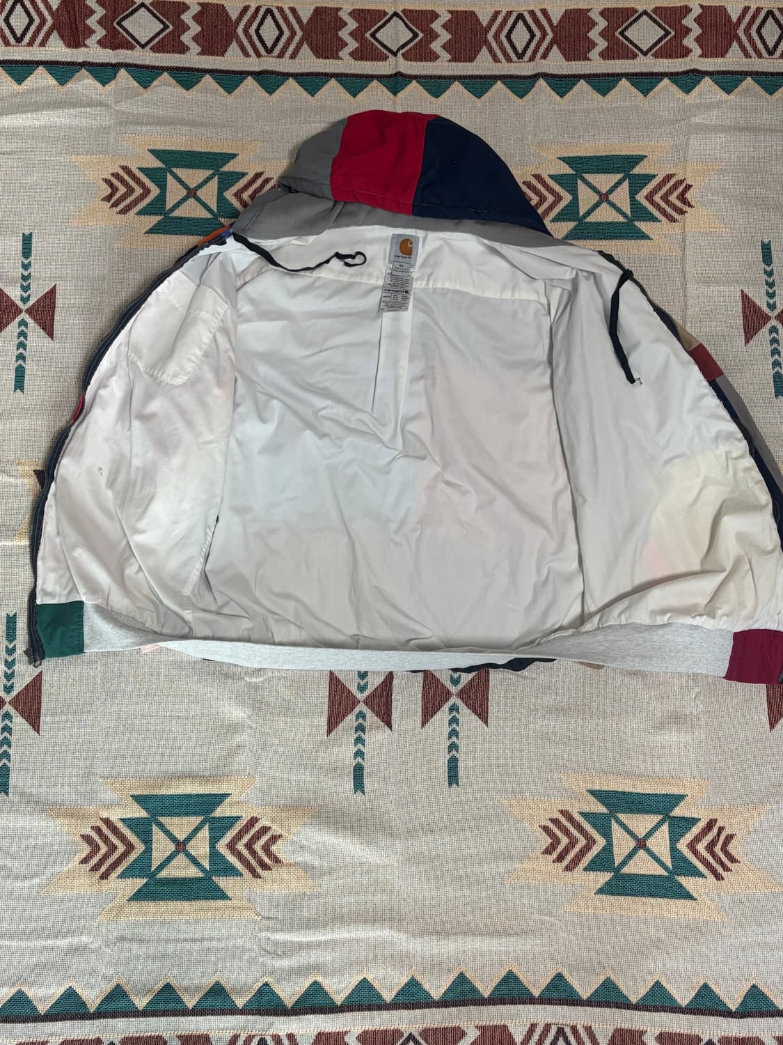 칼하트 리메이크 패치워크 후드집업 상품이미지5