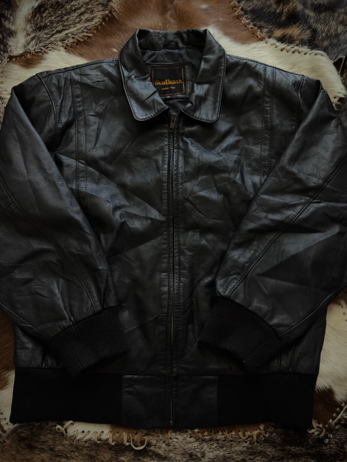 Cow Leather single Rider jacket 상품이미지3