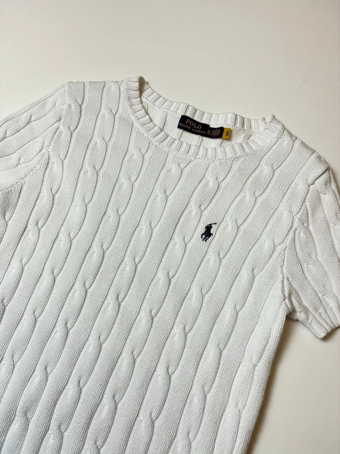 폴로 랄프로렌 큐알 신형 우먼스 반팔 니트 PN8622 상품이미지2