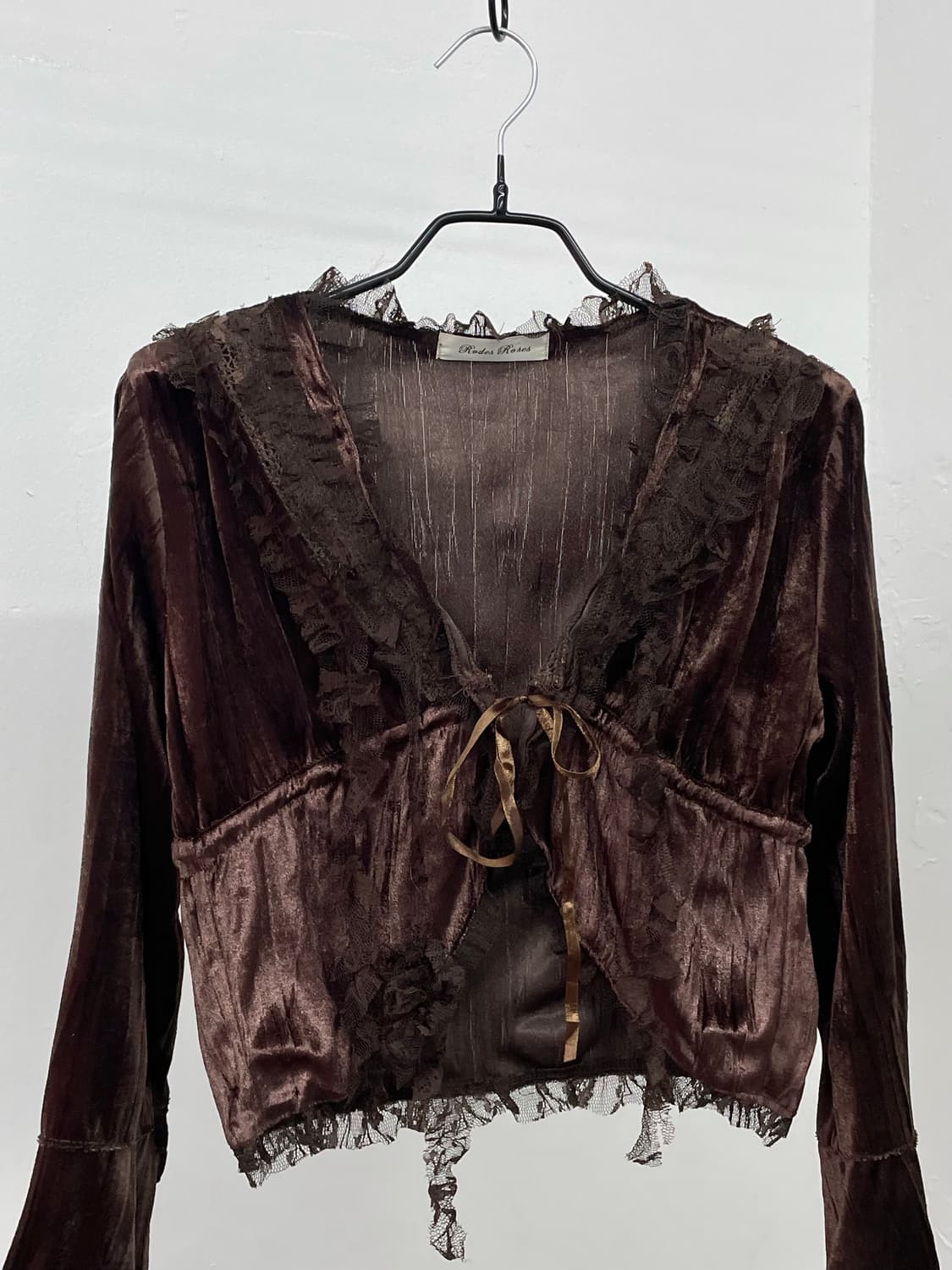 페어리 레이스 디테일 볼레로 탑 상품이미지5