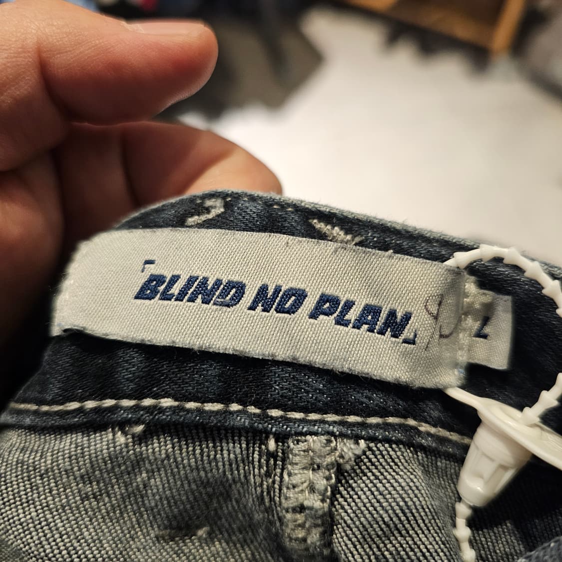 Blind no plan 블라인드 노 플랜 L 팬츠 상품이미지3