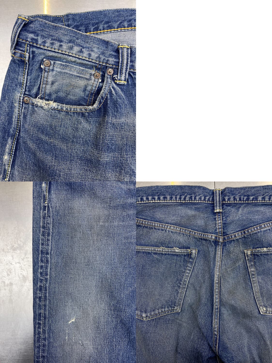 풀카운트 1101 모어 댄 리얼 34 셀비지 데님 팬츠 상품이미지9