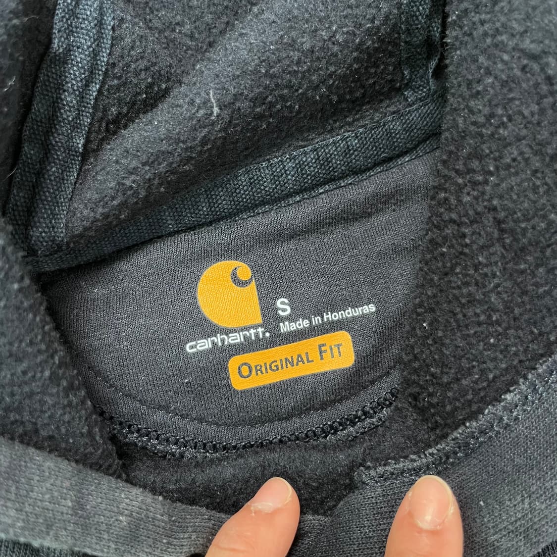 100 칼하트 wip 네이비 후드티 상품이미지2