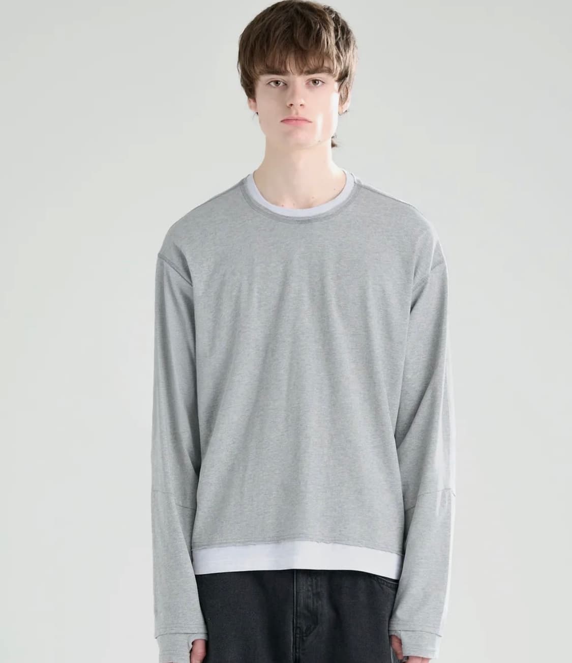 지플리스 레이어드 롱슬리브 M 상품이미지3