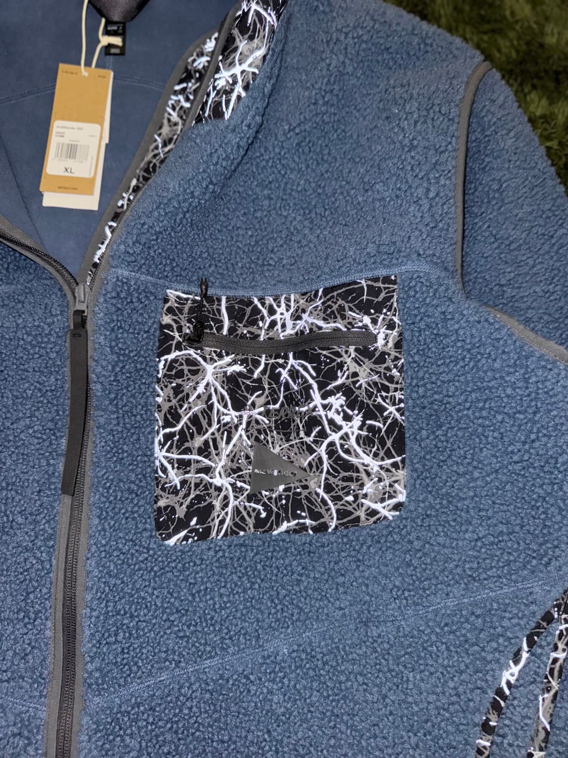 [XL] 앤드원더 X 아디다스 테렉스 플리스 자켓 블루 상품이미지5