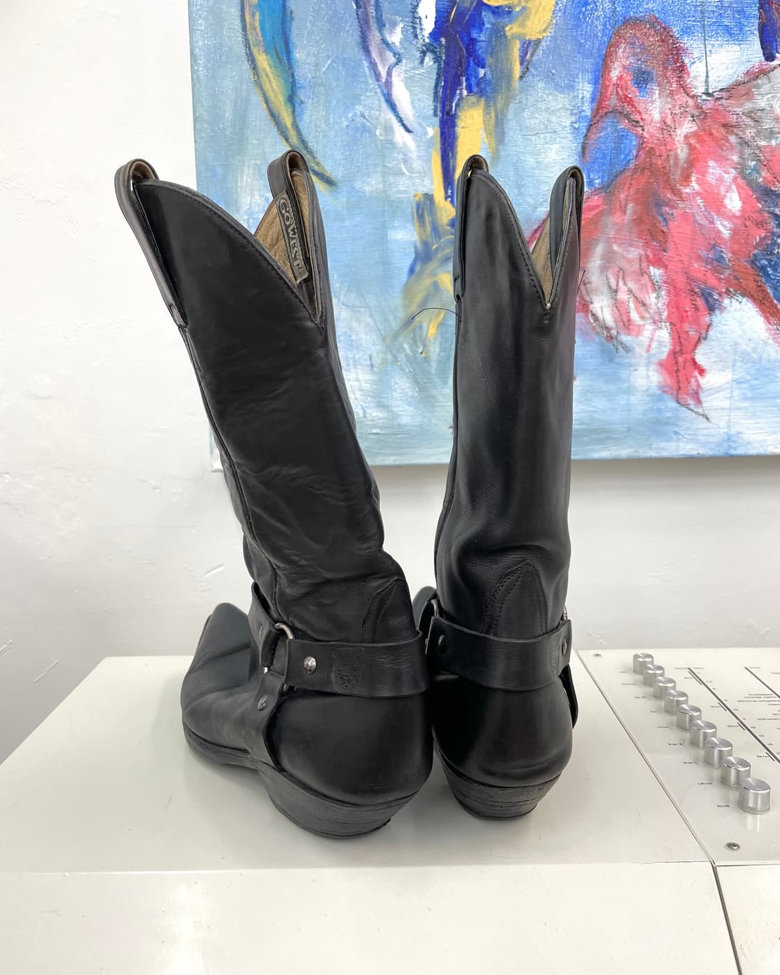 [270] 80-90s 레더 웨스턴 부츠 상품이미지6