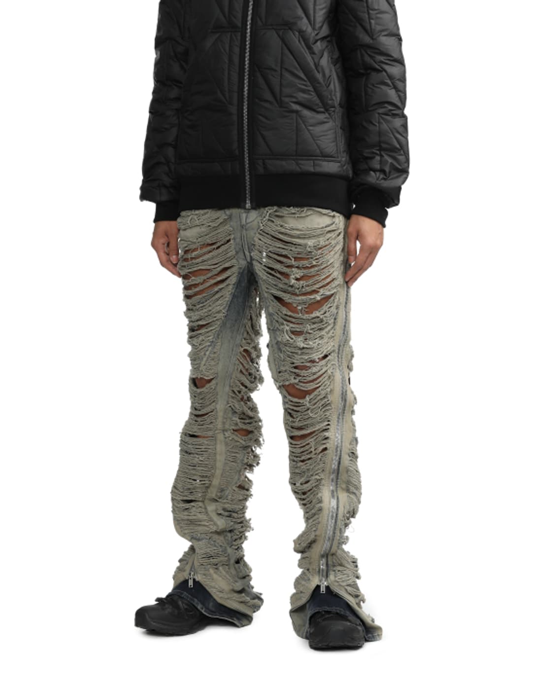 새상품 릭오웬스 디스트레스 볼란 바나나진 34 상품이미지1