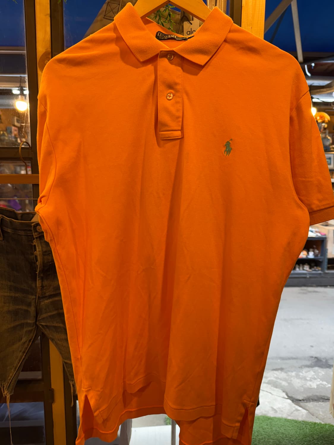 폴로 랄프로렌 스카이포니 오렌지 반팔 카라티 상품이미지1