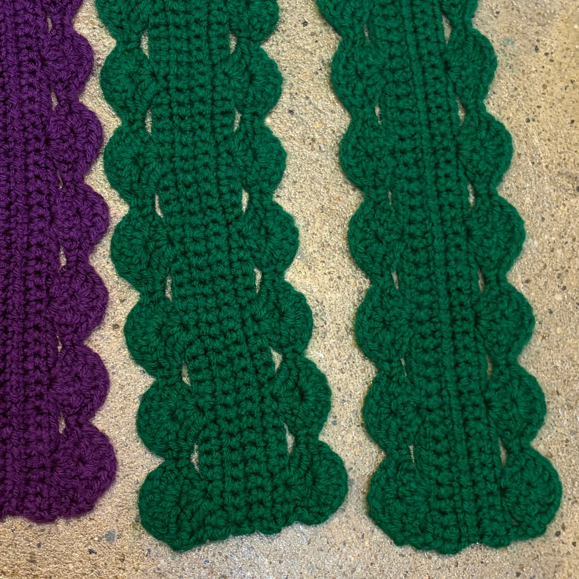 레어 90s 미국 빈티지 니트 핸드메이드 머플러 목도리 상품이미지7