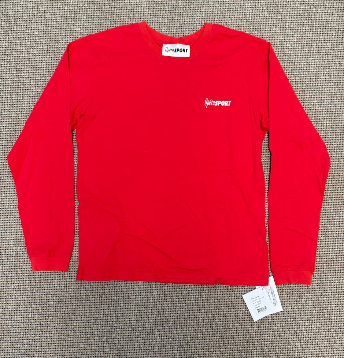 opera sports 긴팔티셔츠 새상품 상품이미지1