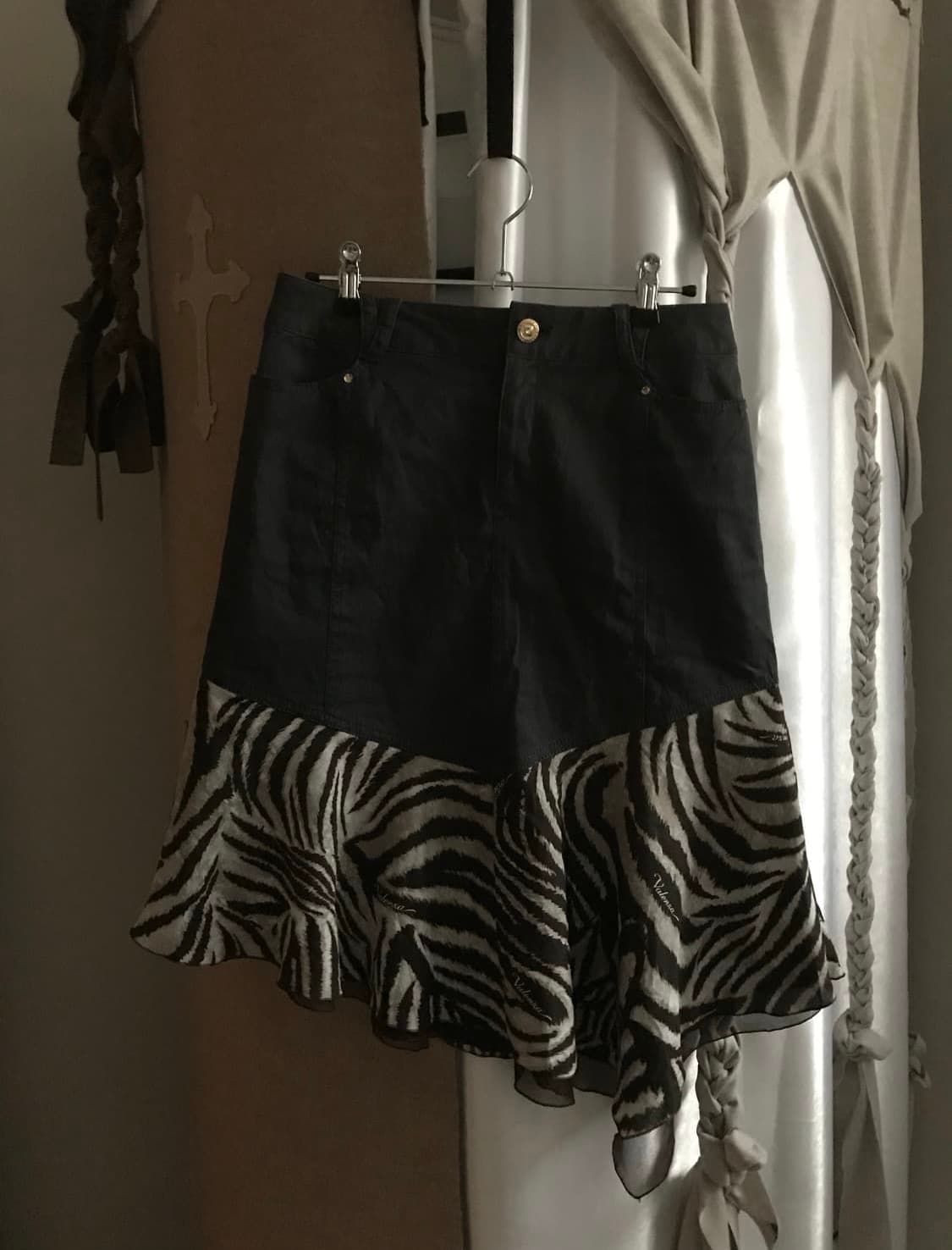 vintage zebra pattern skirt (29inch) 상품이미지8