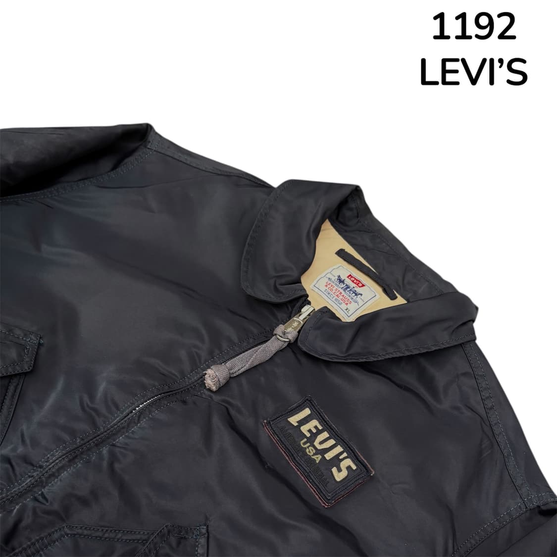 리바이스 USA 네이비 항공점퍼 XL 상품이미지4