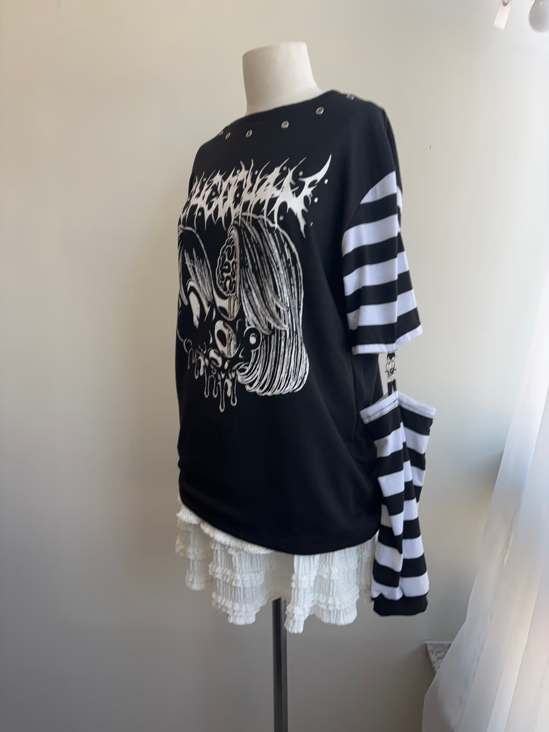 ACDC RAG 고딕 키치 프린팅 티셔츠 상품이미지8