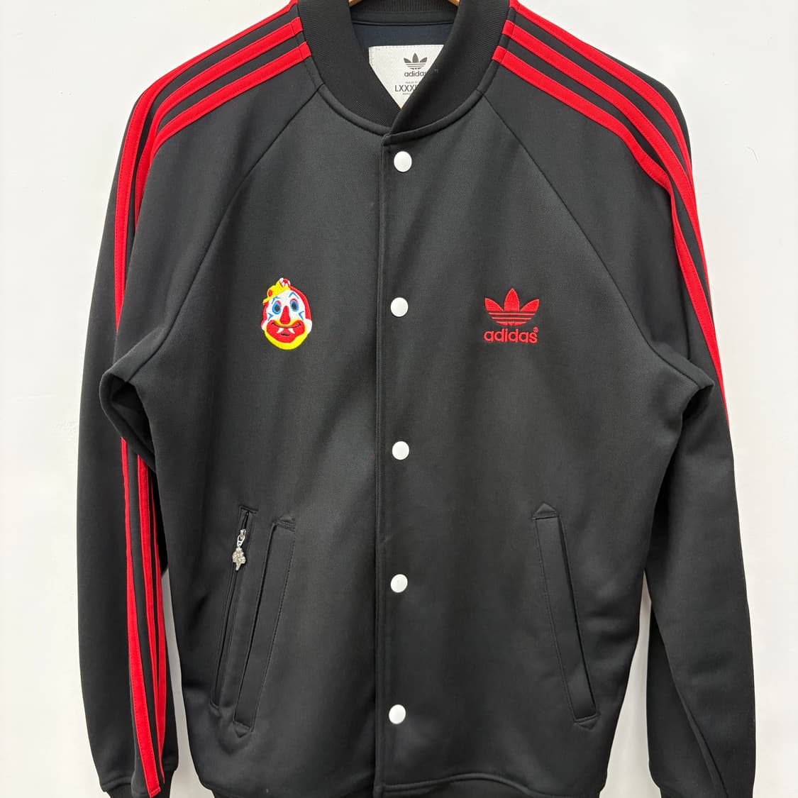 아디다스 블랙 삼선 라인 트랙 자켓 남성 L 상품이미지2