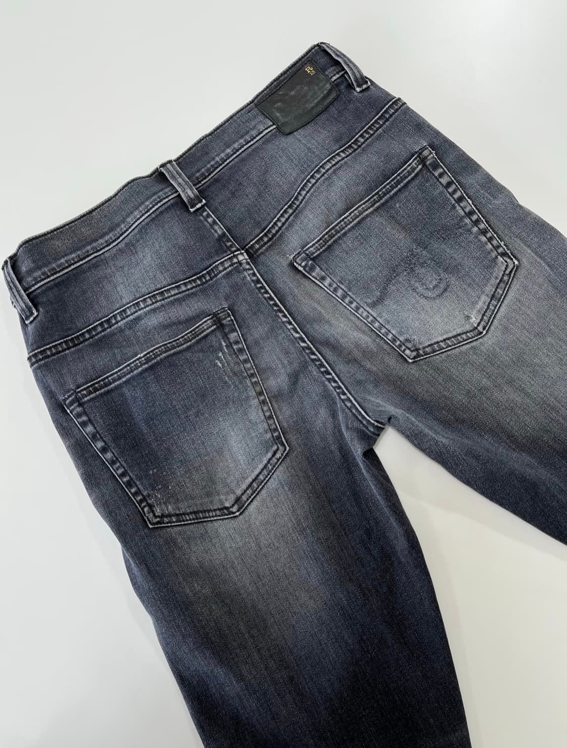R13 BOY FIT BLACK PANTS 상품이미지4